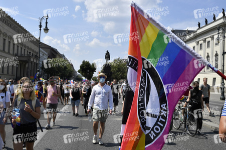 Demonstration 'Berlin Pride 2020' in Berlin