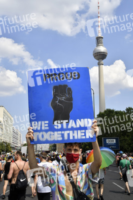 Demonstration 'Berlin Pride 2020' in Berlin