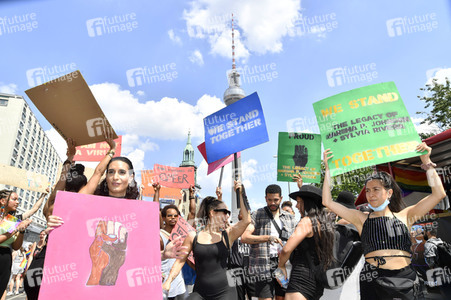 Demonstration 'Berlin Pride 2020' in Berlin