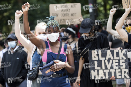 'Black Lives Matter' Demonstration in Berlin