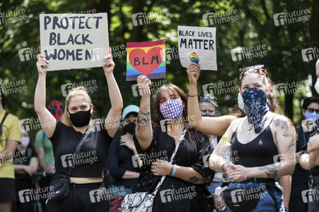 'Black Lives Matter' Demonstration in Berlin