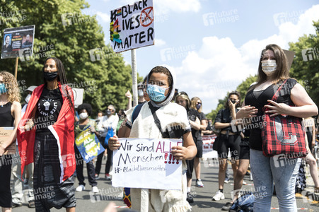 'Black Lives Matter' Demonstration in Berlin