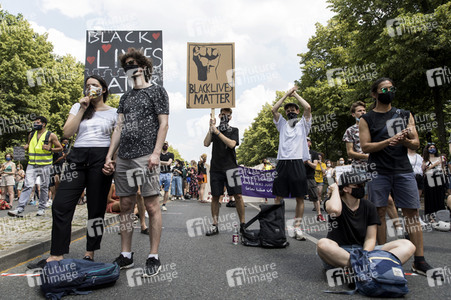 'Black Lives Matter' Demonstration in Berlin