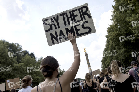 'Black Lives Matter' Demonstration in Berlin