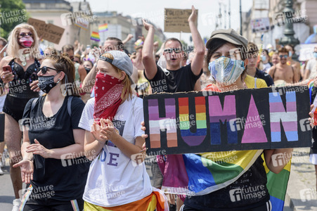 Demonstration 'Berlin Pride 2020' in Berlin