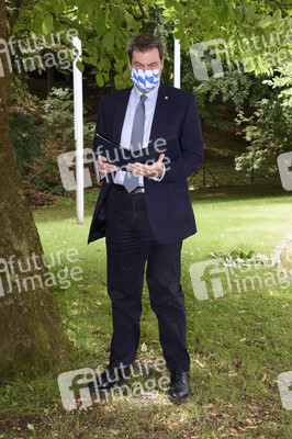 Pressekonferenz zur Bewältigung der Corona-Pandemie in München