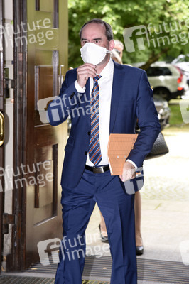 Pressekonferenz zur Bewältigung der Corona-Pandemie in München