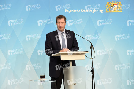 Pressekonferenz zur Bewältigung der Corona-Pandemie in München