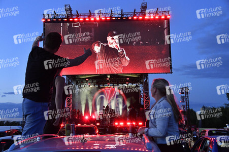 Autokino Live Konzert von Sido in Schönefeld