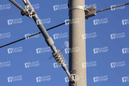 Ausbaustrecke der neu elektrifizierten Südbahn bei Lindau