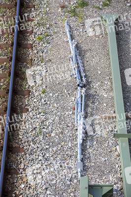 Ausbaustrecke der neu elektrifizierten Südbahn bei Lindau