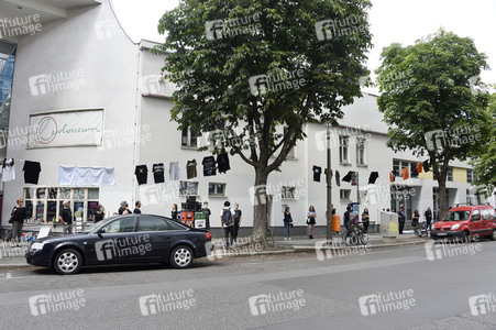 Demonstration zur Rettung des Kinos Colosseum in Berlin