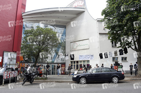 Demonstration zur Rettung des Kinos Colosseum in Berlin