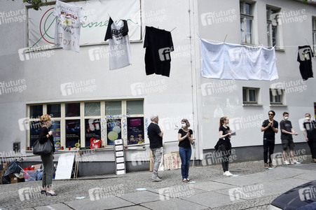 Demonstration zur Rettung des Kinos Colosseum in Berlin