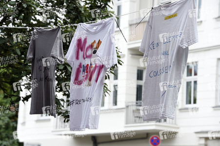 Demonstration zur Rettung des Kinos Colosseum in Berlin