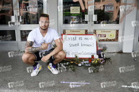 Demonstration zur Rettung des Kinos Colosseum in Berlin