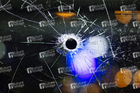 Symbolfoto Einschussloch