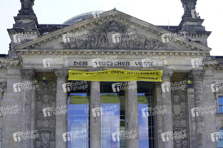 Greenpeace Kohleprotest in Berlin