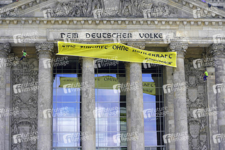 Greenpeace Kohleprotest in Berlin