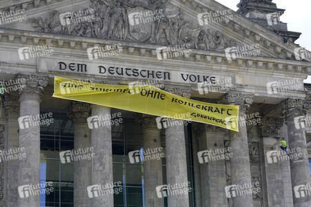 Greenpeace Kohleprotest in Berlin