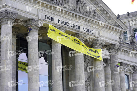 Greenpeace Kohleprotest in Berlin