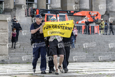 Greenpeace Kohleprotest in Berlin