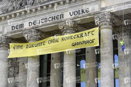 Greenpeace Kohleprotest in Berlin