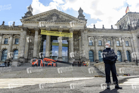Greenpeace Kohleprotest in Berlin