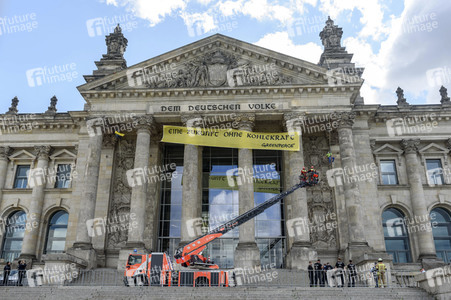 Greenpeace Kohleprotest in Berlin