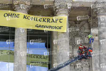 Greenpeace Kohleprotest in Berlin