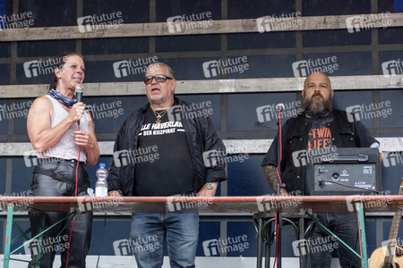 Protest gegen Motorrad-Fahrverbote in Hamburg
