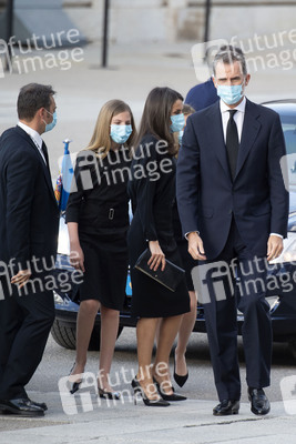 Gedenkmesse für die Opfer des Coronavirus in Madrid