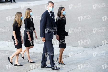 Gedenkmesse für die Opfer des Coronavirus in Madrid