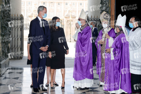 Gedenkmesse für die Opfer des Coronavirus in Madrid