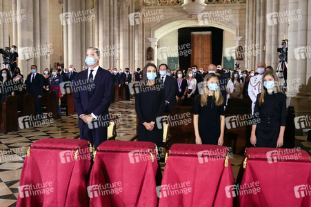 Gedenkmesse für die Opfer des Coronavirus in Madrid