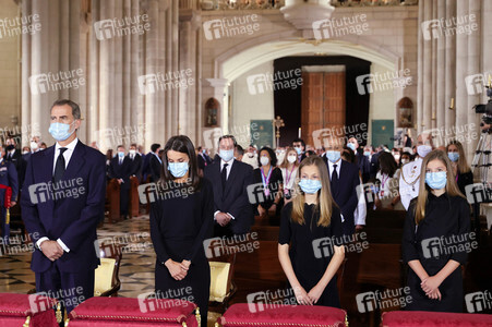 Gedenkmesse für die Opfer des Coronavirus in Madrid