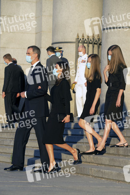 Gedenkmesse für die Opfer des Coronavirus in Madrid