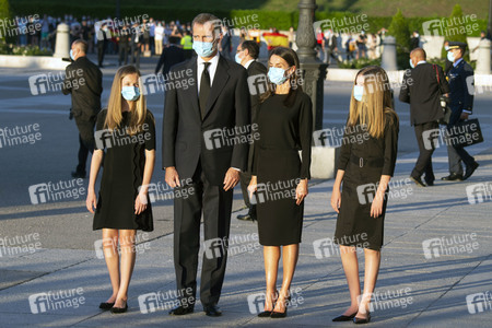 Gedenkmesse für die Opfer des Coronavirus in Madrid