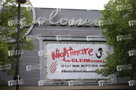 Protest 'Rettet das Kino Colosseum' in Berlin