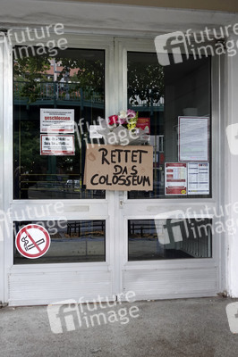Protest 'Rettet das Kino Colosseum' in Berlin