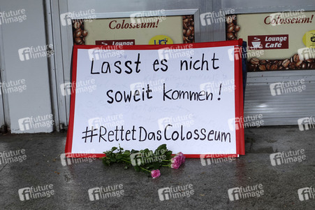 Protest 'Rettet das Kino Colosseum' in Berlin