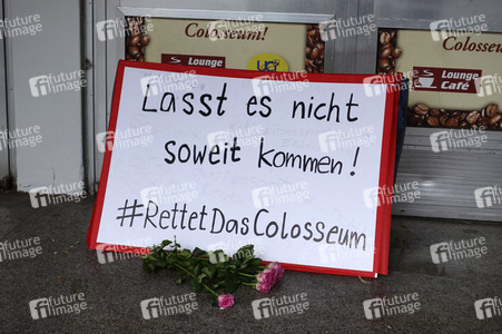 Protest 'Rettet das Kino Colosseum' in Berlin
