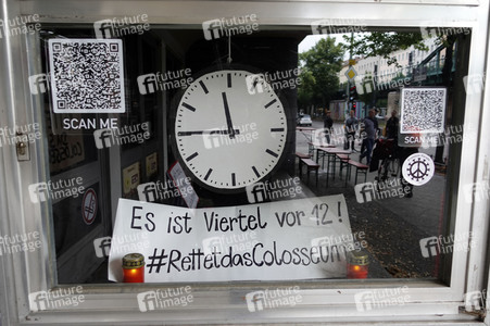 Protest 'Rettet das Kino Colosseum' in Berlin