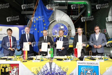 Unterzeichnung des Letter of Intent 'Klimaneutrale Fernwärme für die Europastadt Görlitz/Zgorzelec'