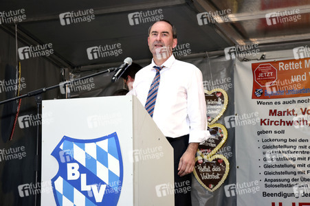 Schausteller-Kundgebung 'Rettet unsere Märkte und Volksfeste' in München