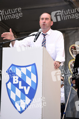 Schausteller-Kundgebung 'Rettet unsere Märkte und Volksfeste' in München