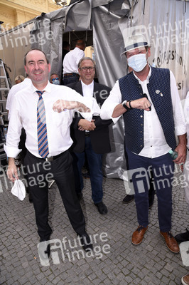 Schausteller-Kundgebung 'Rettet unsere Märkte und Volksfeste' in München