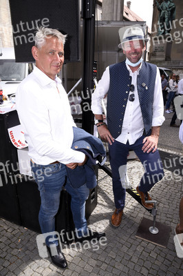 Schausteller-Kundgebung 'Rettet unsere Märkte und Volksfeste' in München