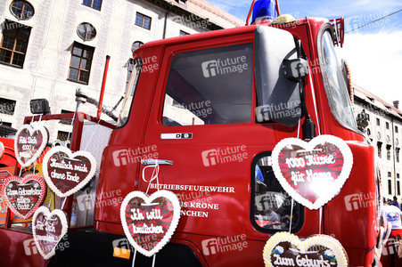 Schausteller-Kundgebung 'Rettet unsere Märkte und Volksfeste' in München