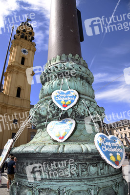 Schausteller-Kundgebung 'Rettet unsere Märkte und Volksfeste' in München